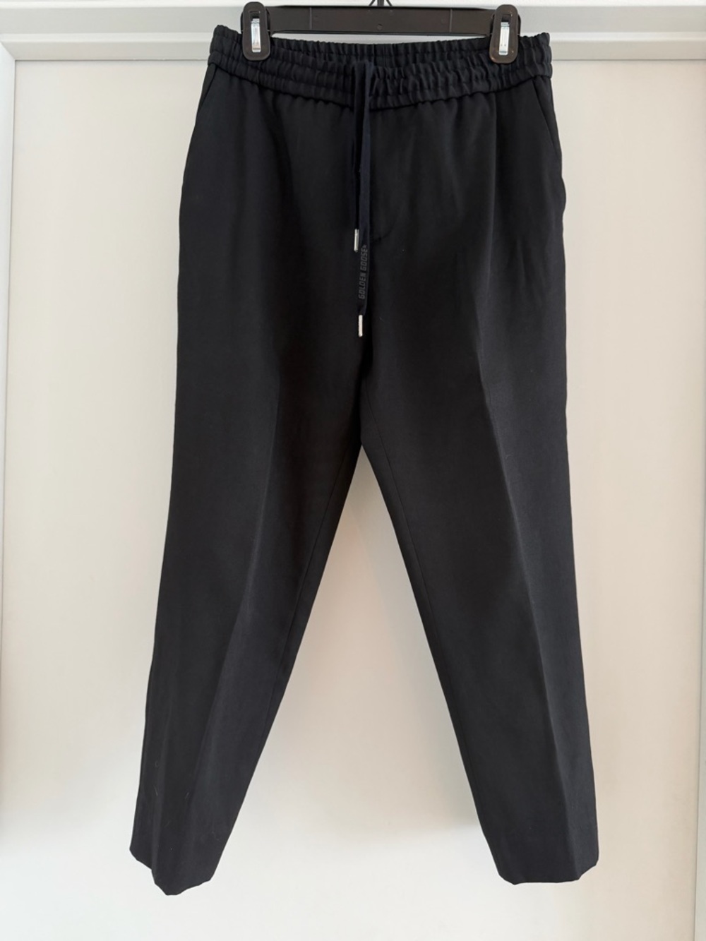 Golden Goose Black Drawstring Jogger Trousers